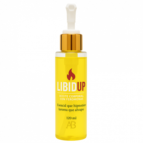 ACEITE CORPORAL CON FEROMONAS LIBIDUP 120ML (MUJER)
