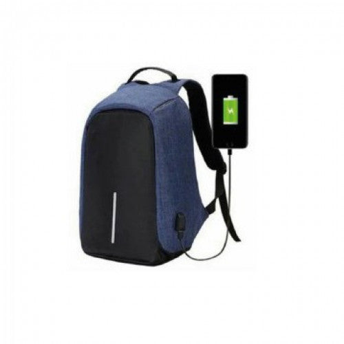 MOCHILA ULTRA LOCK NEGRA - AZUL